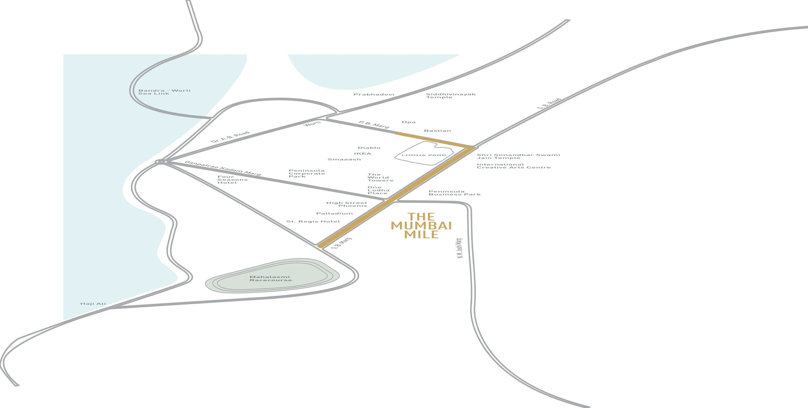 Lodha Adrina Location Map